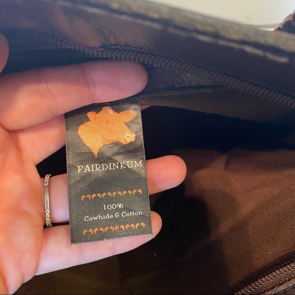 Leather Braided Strap Zipper Closure Shoulder Bag - Picture 9 of 10